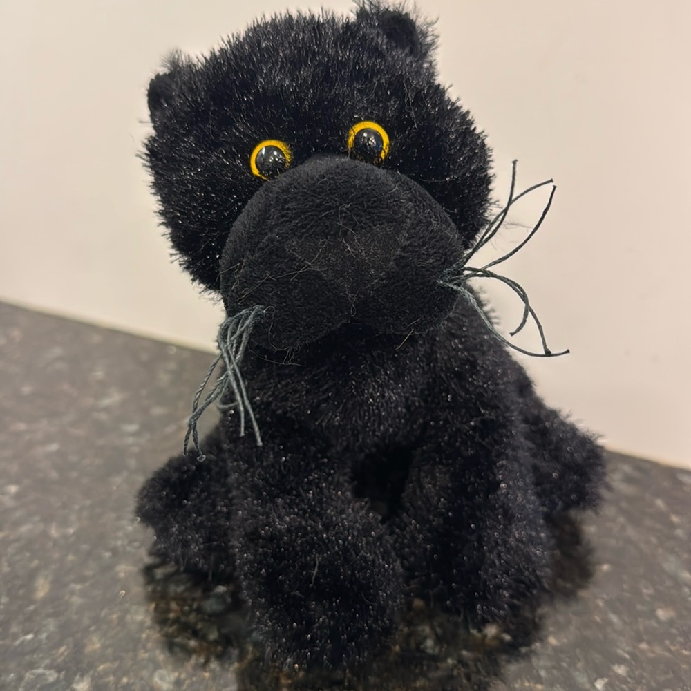 Ganz Retired Webkinz Black Panther. Size 9”No code